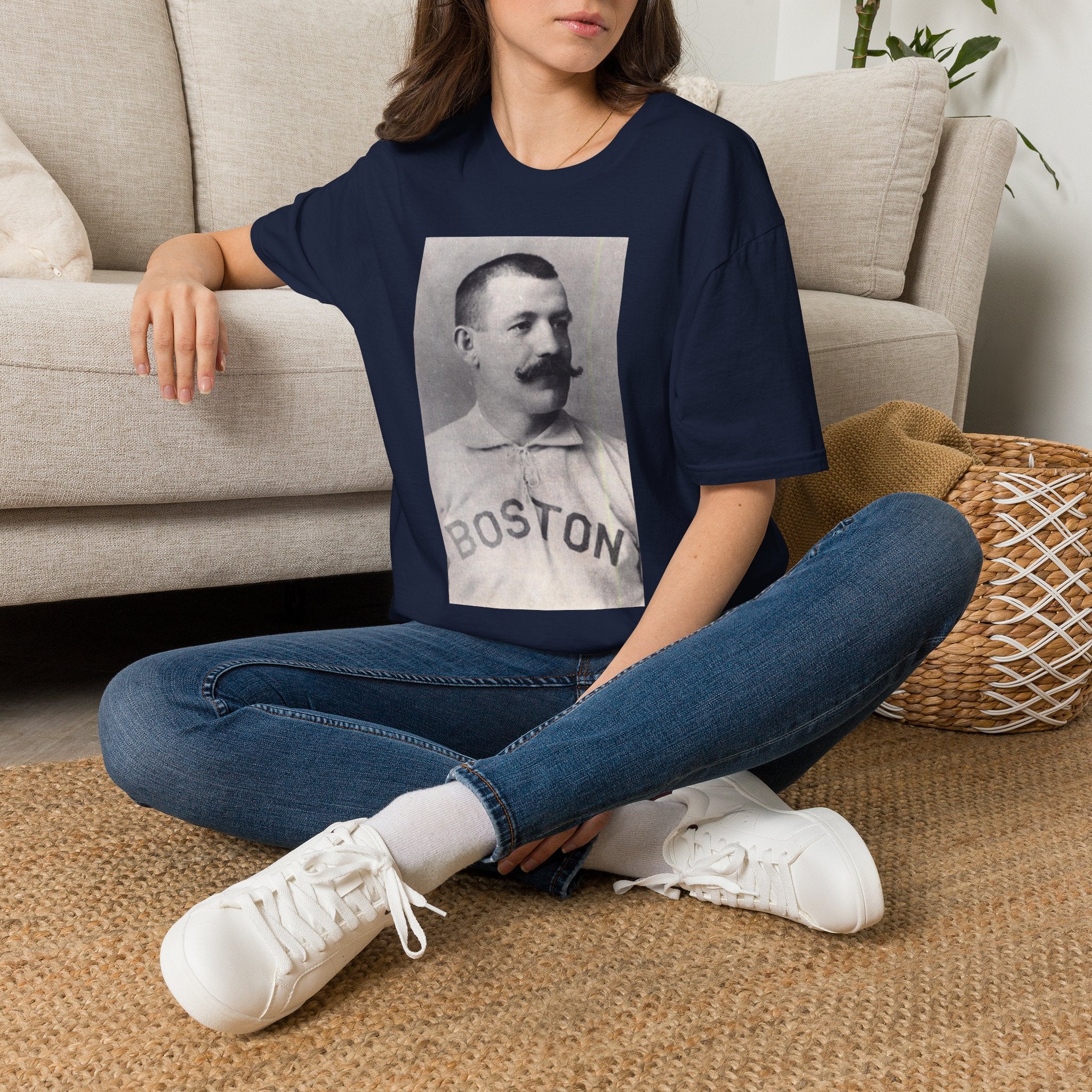 Vintage Boston Baseball Portrait T-Shirt