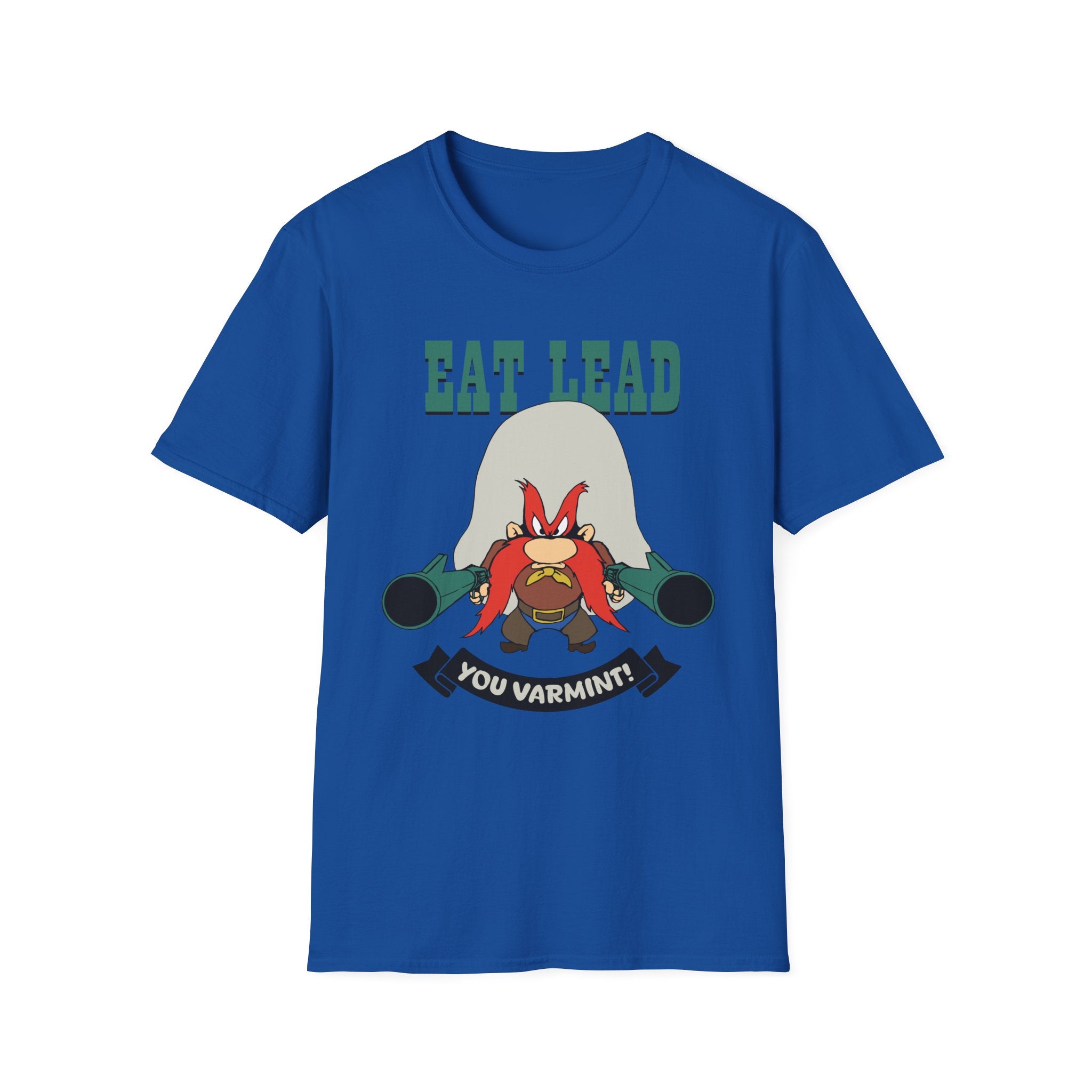 Eat Lead Looney Tunes T-Shirt — Yosemite Sam 'You Varmint' Retro Cartoon Tee