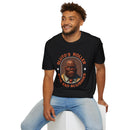 T-Shirt — "Bluto's Roller" Vintage Cartoon Portrait Tee (Rink & Slushies)
