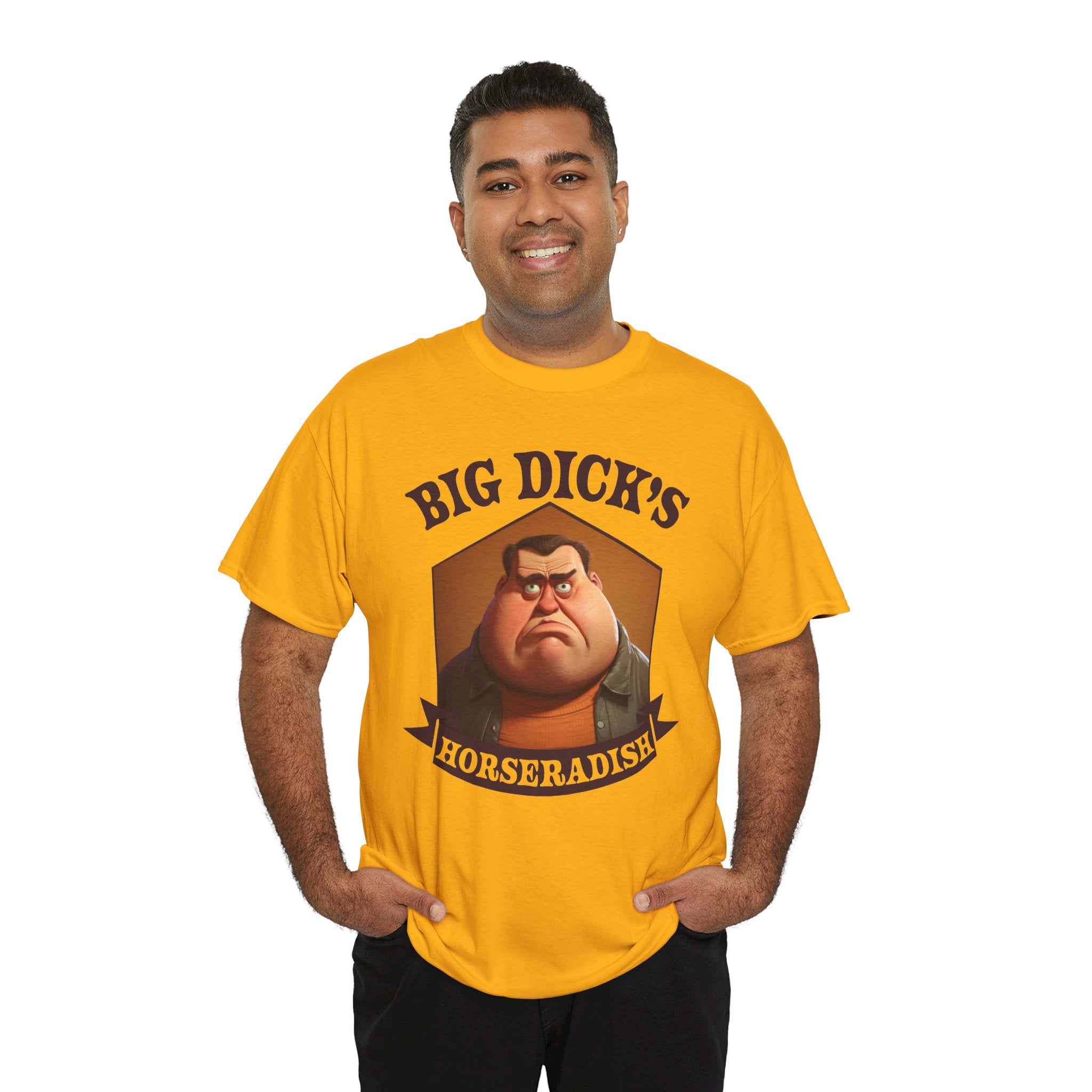 Big Dick's Horseradish T-Shirt — Funny Retro Condiment Logo Tee