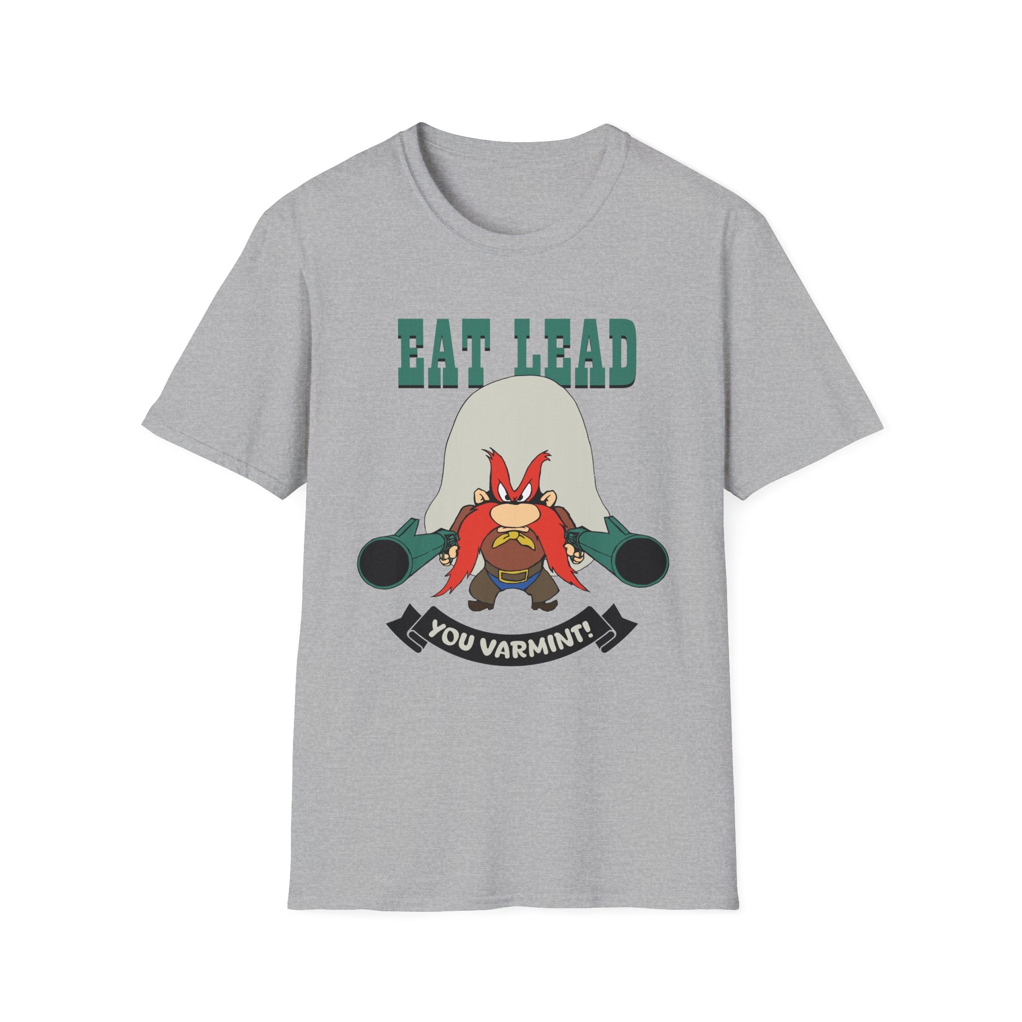 Eat Lead Looney Tunes T-Shirt — Yosemite Sam 'You Varmint' Retro Cartoon Tee