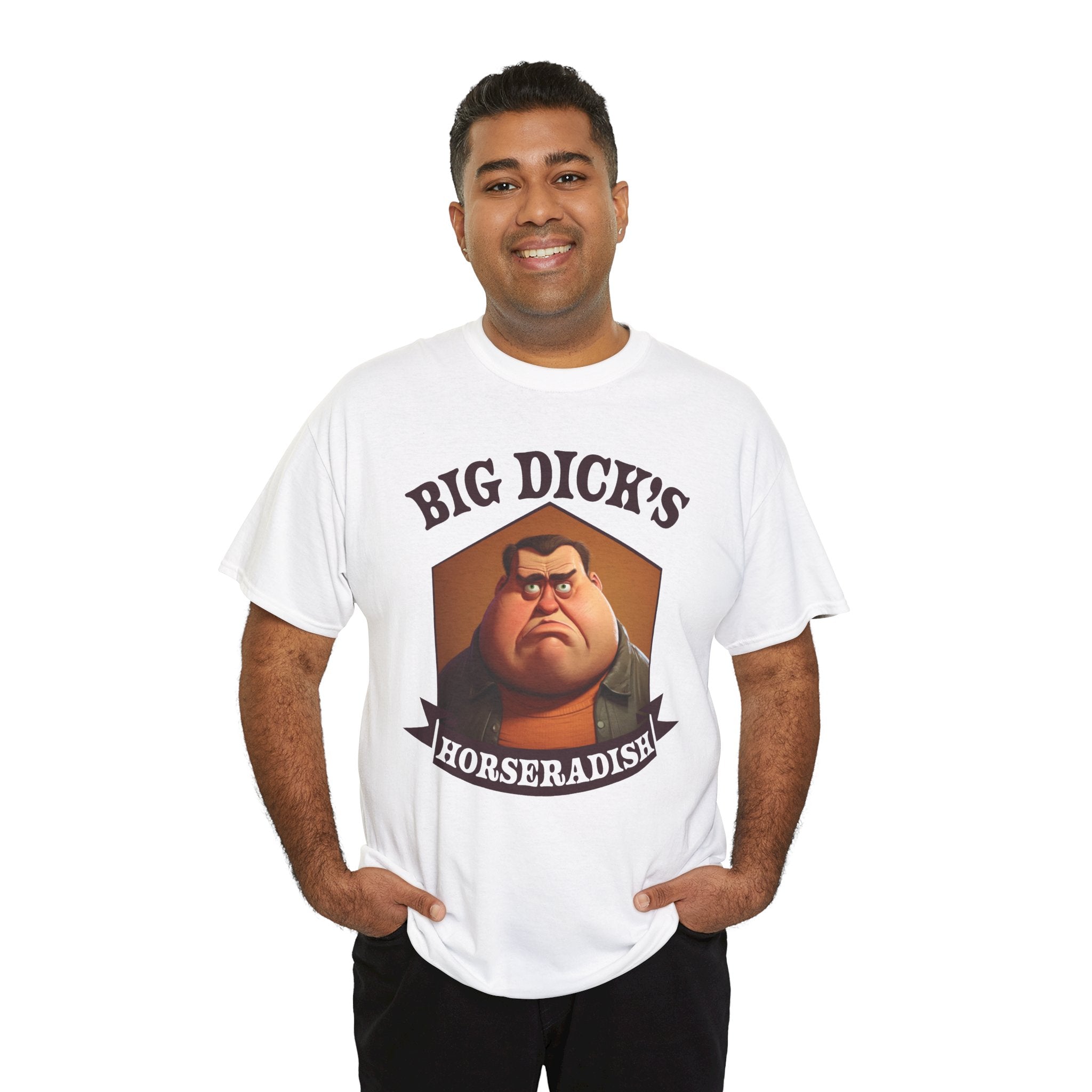 Big Dick's Horseradish T-Shirt — Funny Retro Condiment Logo Tee