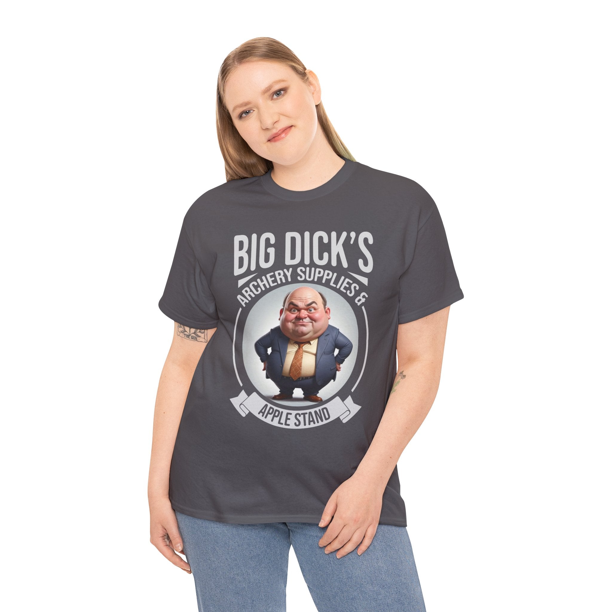 Big Dick's Archery Supplies Funny Graphic Tee — Novelty Archery T-Shirt