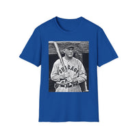Vintage Baseball Player T-Shirt — Retro Chicago Baseball Graphic Tee