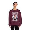 "Big Dick's Archery Supplies & Apple Stand" Funny Crewneck Sweatshirt