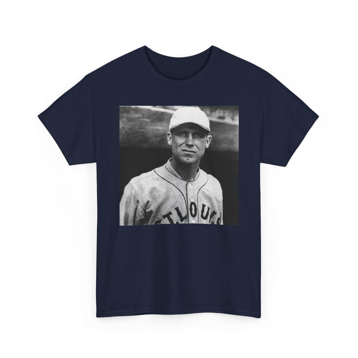 Vintage Baseball Photo Tee — St. Louis Retro Player Graphic T-Shirt