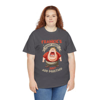 Frankie's Kraut Wurst Funny Graphic Tee — "Just Add Mustard" Novelty T-Shirt