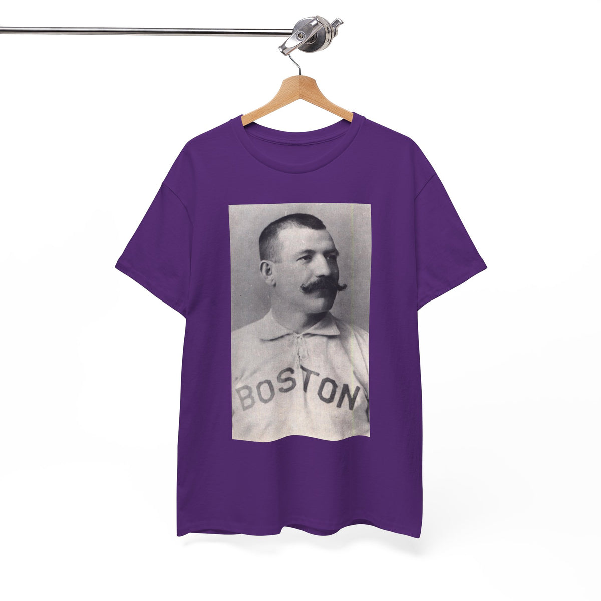Vintage Boston Baseball Portrait T-Shirt – Retro Classic Baseball Graphic Tee