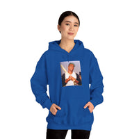 Photo Graphic Hoodie — Vintage Portrait Print Pullover