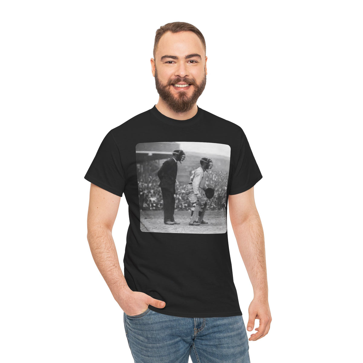 Vintage Baseball Photo T-Shirt – Classic Retro Sports Graphic Tee