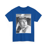 Vintage Baseball Portrait T-Shirt – Classic Retro Player Tee