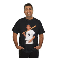 Vintage New York Yankees Baseball Player T-Shirt – Retro Batter Graphic Tee