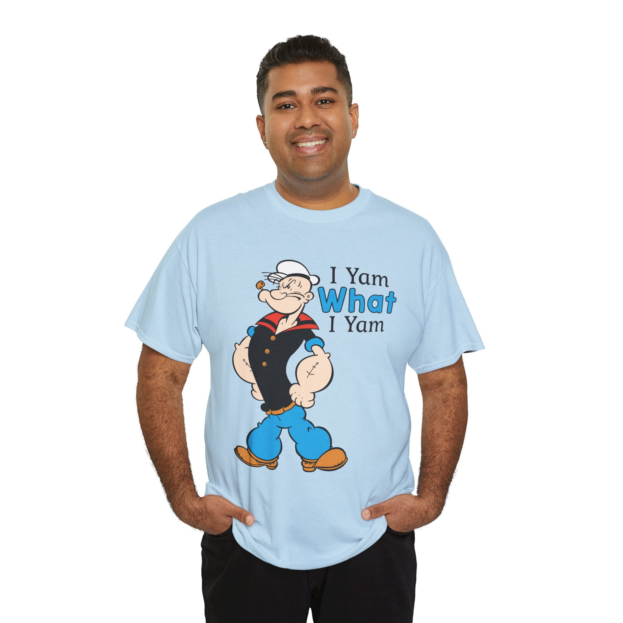 Funny “I Yam What I Yam” Classic Cartoon Graphic T-Shirt
