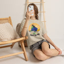 Witch Broom Tee — "I Fly First Class" Funny Halloween T‑Shirt