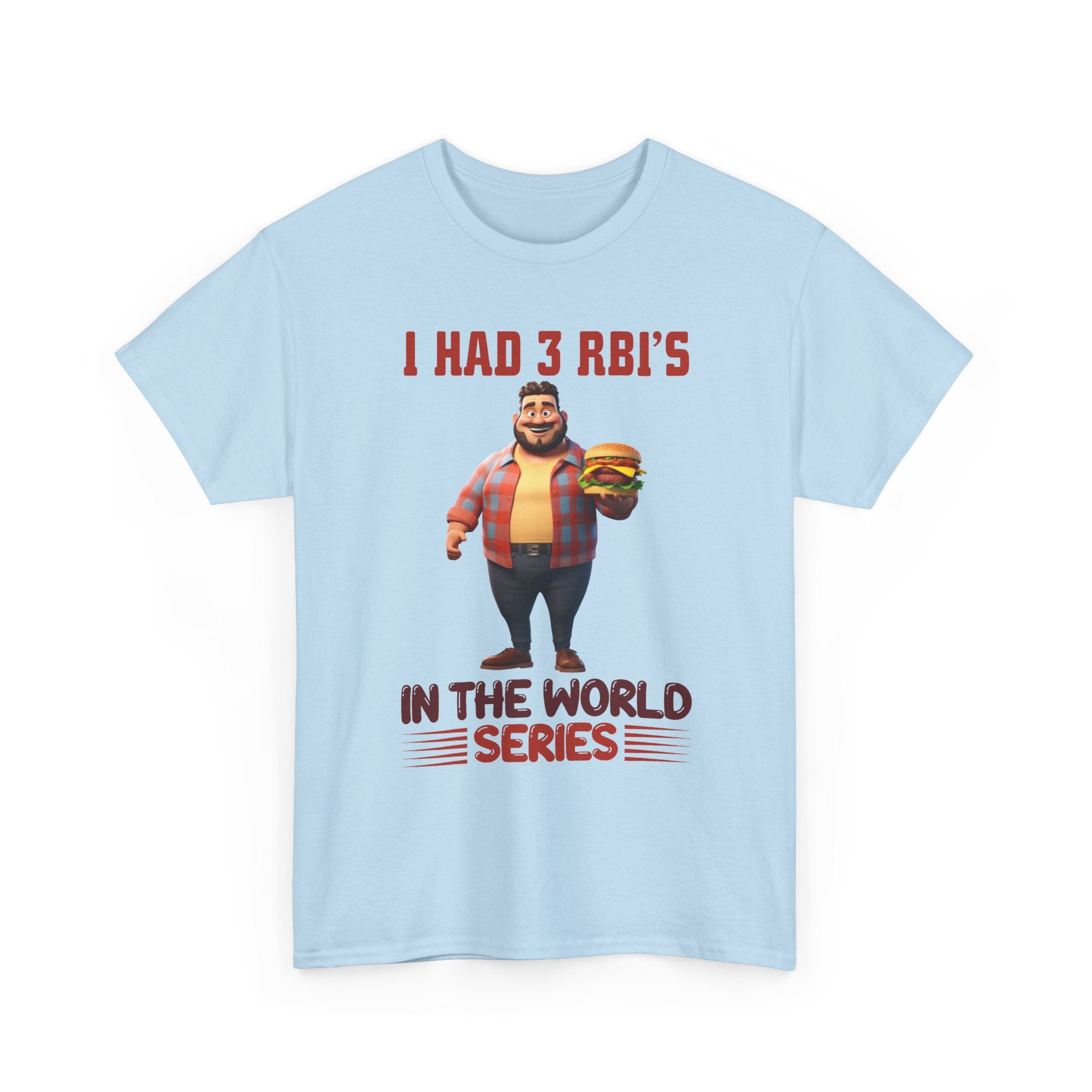 Baseball T‑Shirt — "I Had 3 RBI's in the World Series" Funny Fan Tee