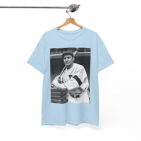 Retro Baseball Player T-Shirt - Old School Black & White Classic Legend Tee