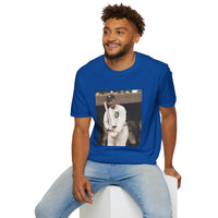 Vintage Baseball Photo T-Shirt — Classic Detroit Tigers Player Portrait