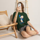 Retro Cartoon Pig 'Just Smile' T-Shirt