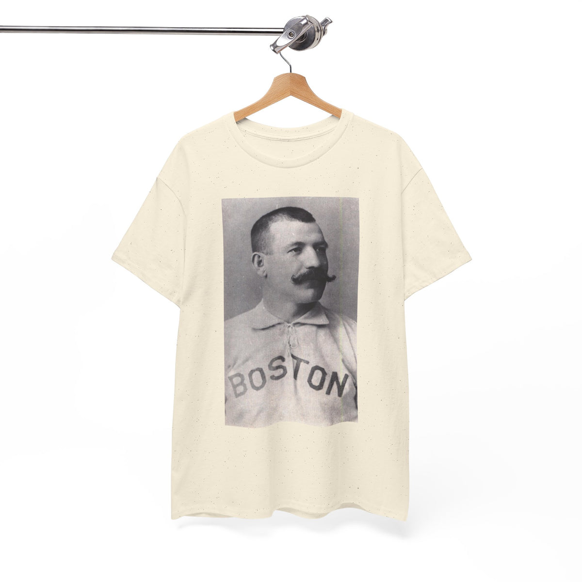Vintage Boston Baseball Portrait T-Shirt – Retro Classic Baseball Graphic Tee