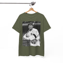Retro Baseball Player T-Shirt - Old School Black & White Classic Legend Tee