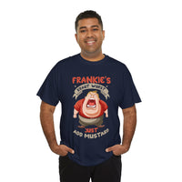Frankie's Kraut Wurst Funny Graphic Tee — "Just Add Mustard" Novelty T-Shirt