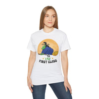 I Fly First Class — Funny Witch Halloween T-Shirt