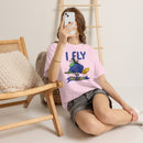 I Fly First Class Tee — Funny Witch on Broom Halloween T-Shirt