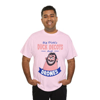 Duck Decoys and Drones T-Shirt — Funny Hunting Cartoon Tee