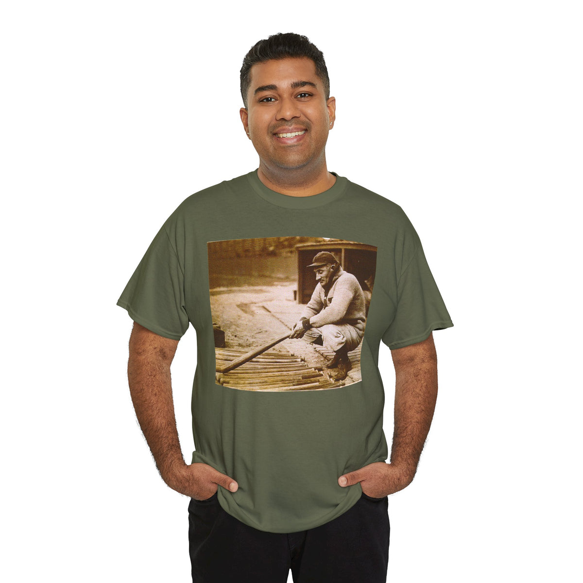 Vintage Baseball Photo T-Shirt – Retro Classic Baseball Player Tee