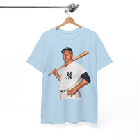 Vintage New York Yankees Baseball Player T-Shirt – Retro Batter Graphic Tee