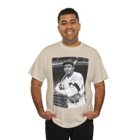 Retro Baseball Player T-Shirt - Old School Black & White Classic Legend Tee