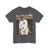 Vintage Detroit Baseball Photo T-Shirt — Retro Sports Legend Graphic Tee