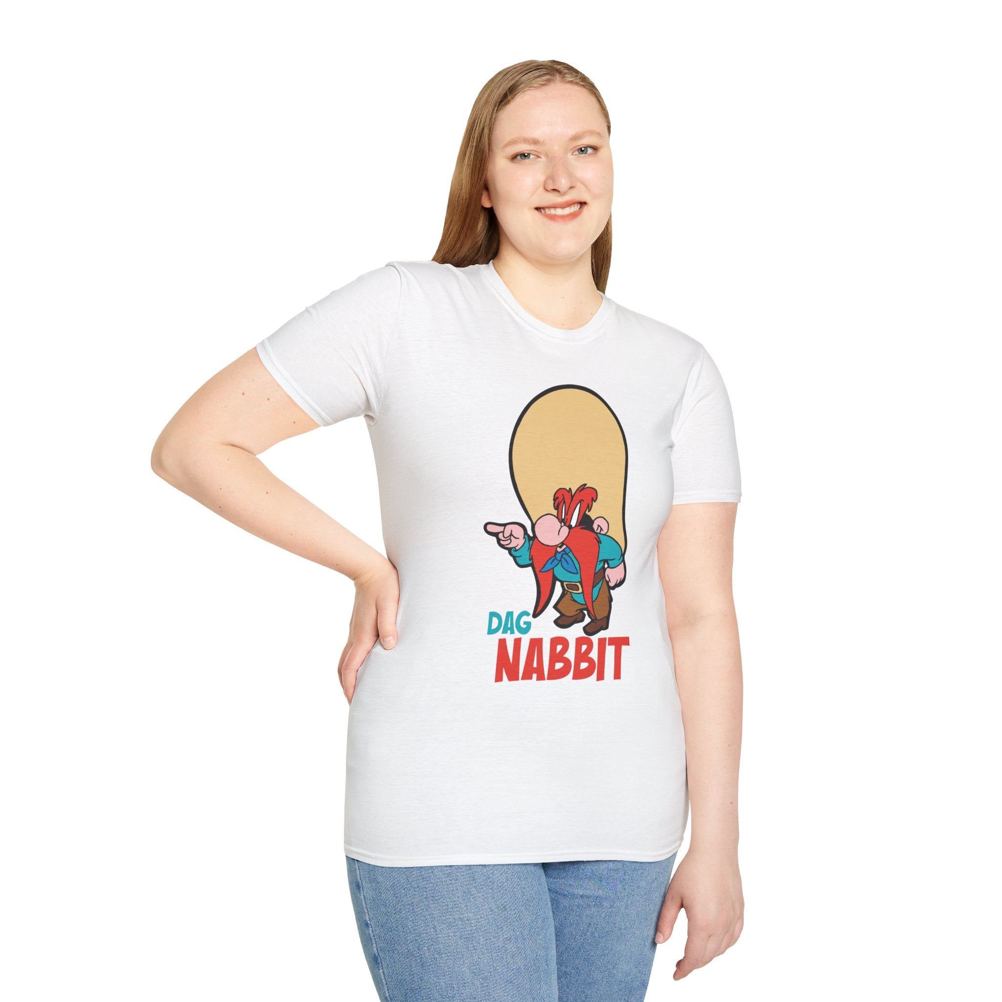 T-Shirt — Retro 'Dag Nabbit' Cartoon Character Tee