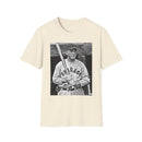 Vintage Baseball Player T-Shirt — Retro Chicago Baseball Graphic Tee