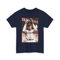 Vintage Cleveland Baseball Photo T-Shirt – Retro Player Graphic Tee