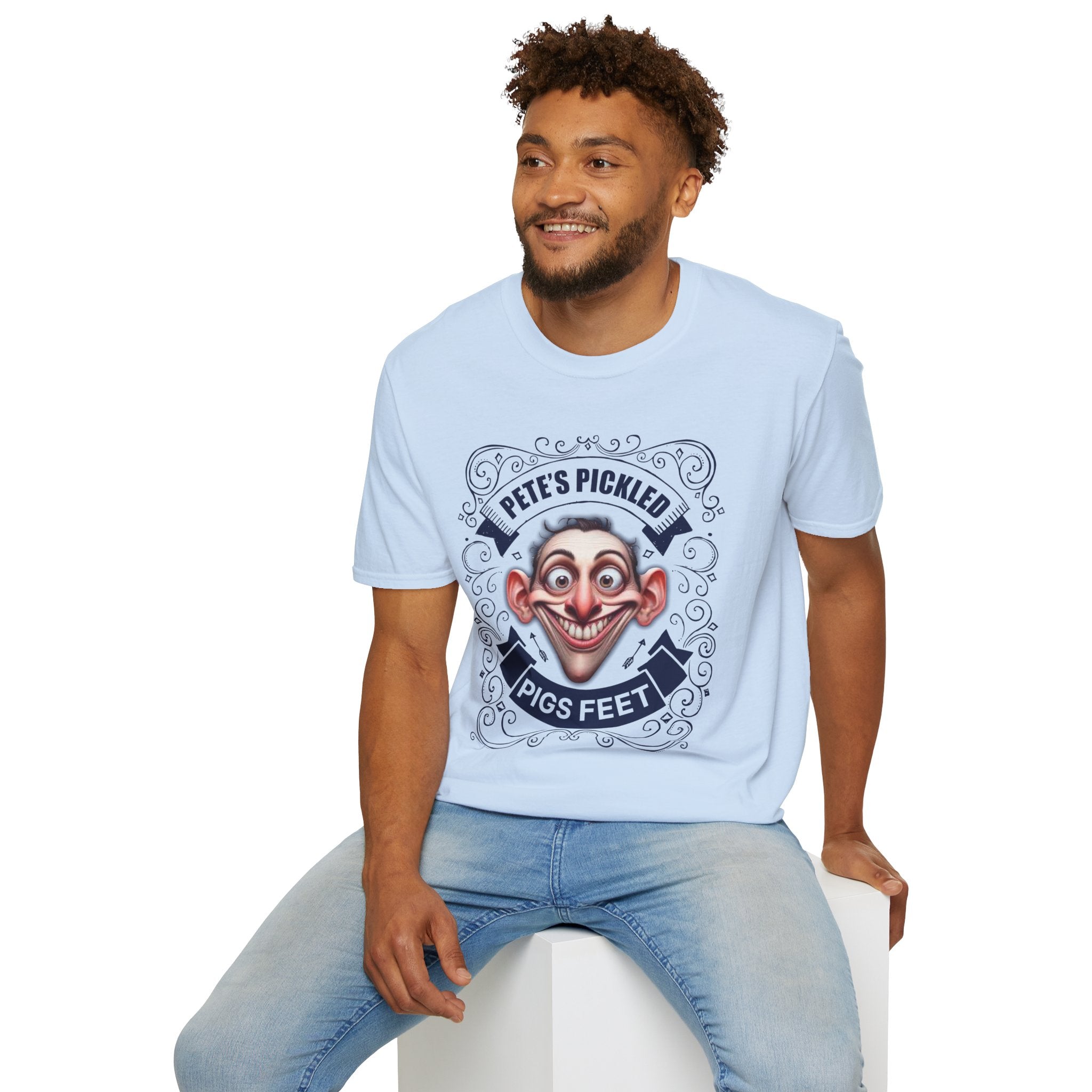 Pete’s Pickled Pigs Feet T-Shirt — Retro Carnival Novelty Tee