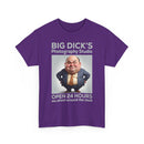 Big Dick's Photography Studio T-Shirt — Funny Novelty Graphic Tee (Open 24 Hours)