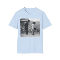 Vintage Baseball Umpire and Batter Photo T-Shirt