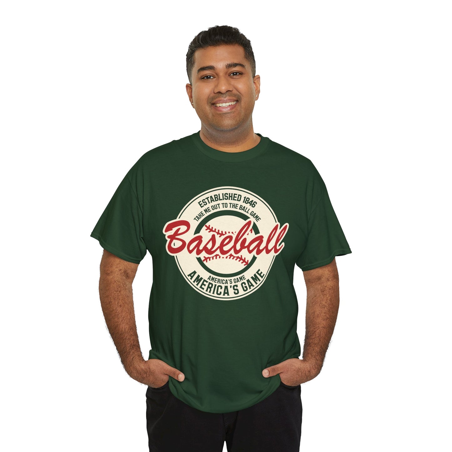 Vintage 'America's Game' Baseball T-Shirt — Retro Baseball Fan Tee