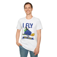 I Fly First Class T‑Shirt — Funny Travel Graphic Tee