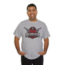 Red Revolver Graphic Tee — Retro Western Guns Logo T-Shirt