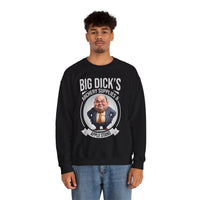 "Big Dick's Archery Supplies & Apple Stand" Funny Crewneck Sweatshirt