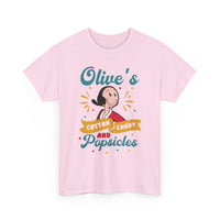 Cotton Candy and Popsicles Tee – Olive’s Retro Summer T‑Shirt