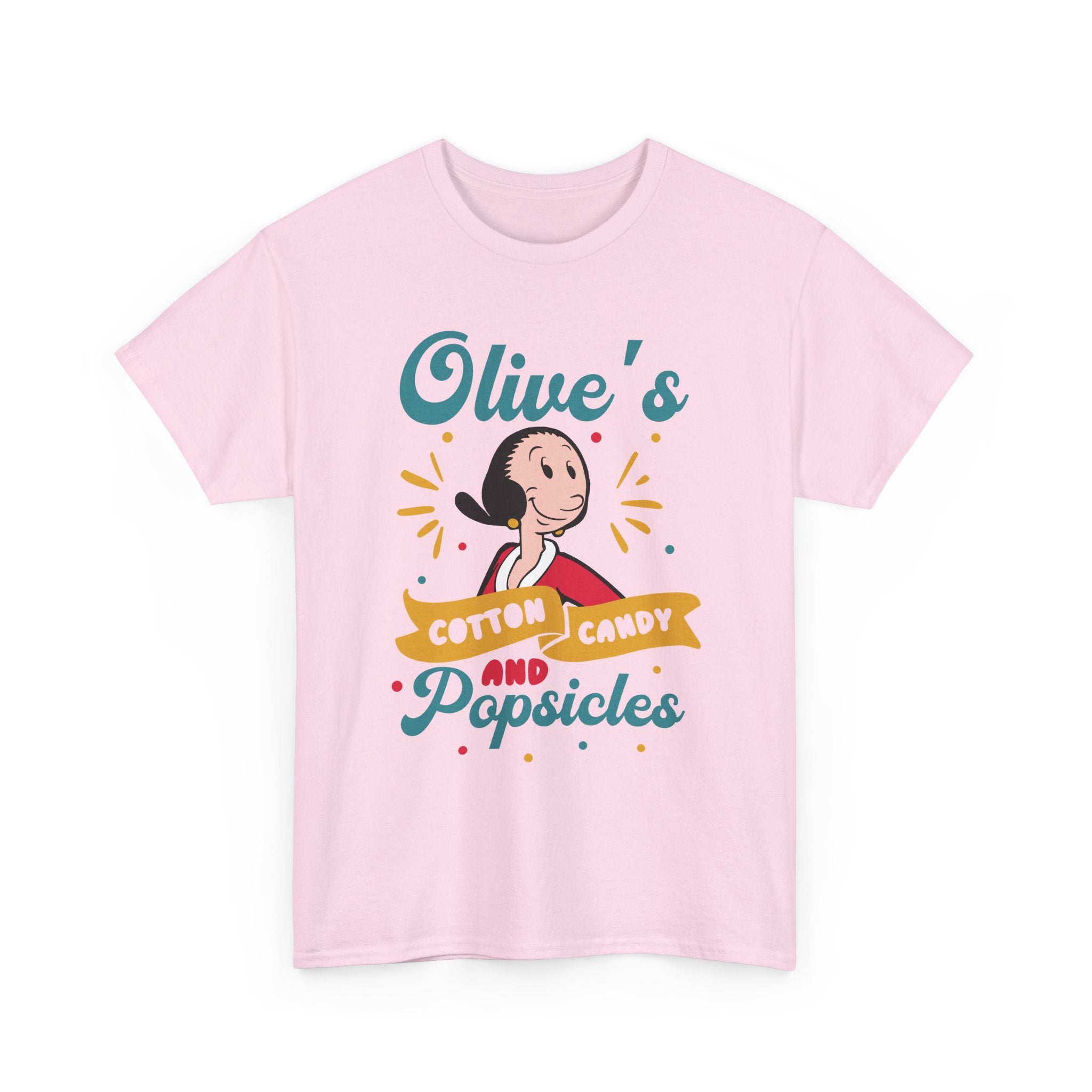 Cotton Candy and Popsicles Tee – Olive’s Retro Summer T‑Shirt