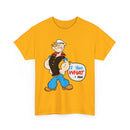 Popeye "I Yam What I Yam" Funny Cartoon Graphic T-Shirt