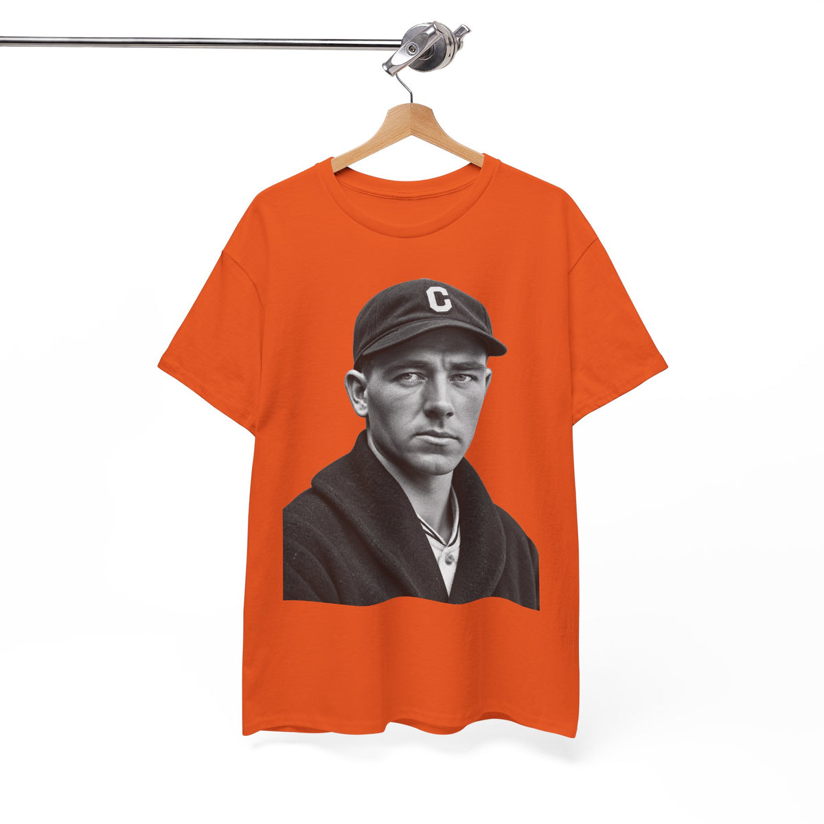 Vintage Baseball Player Portrait Tee