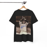 Vintage Babe Ruth Signed Photo T-Shirt — Retro Baseball Autograph Graphic Tee