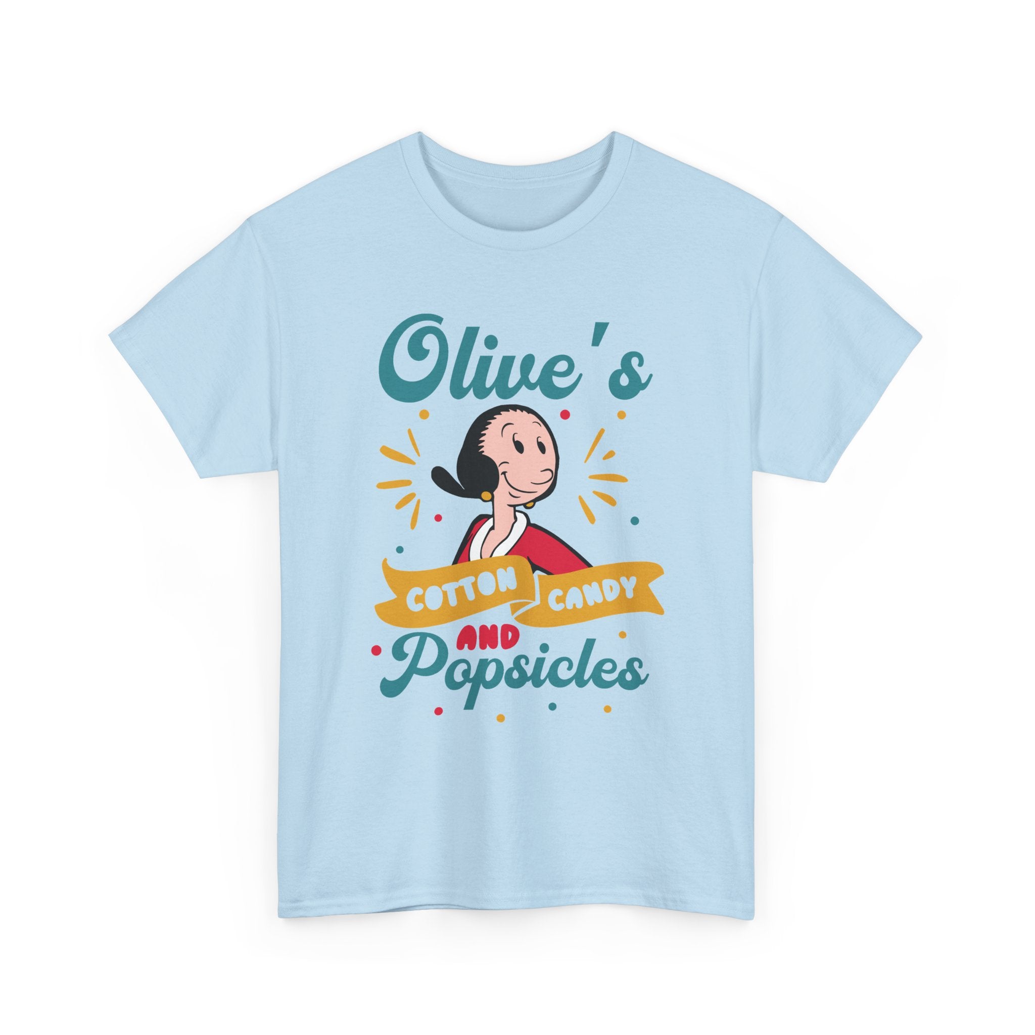Cotton Candy and Popsicles Tee – Olive’s Retro Summer T‑Shirt