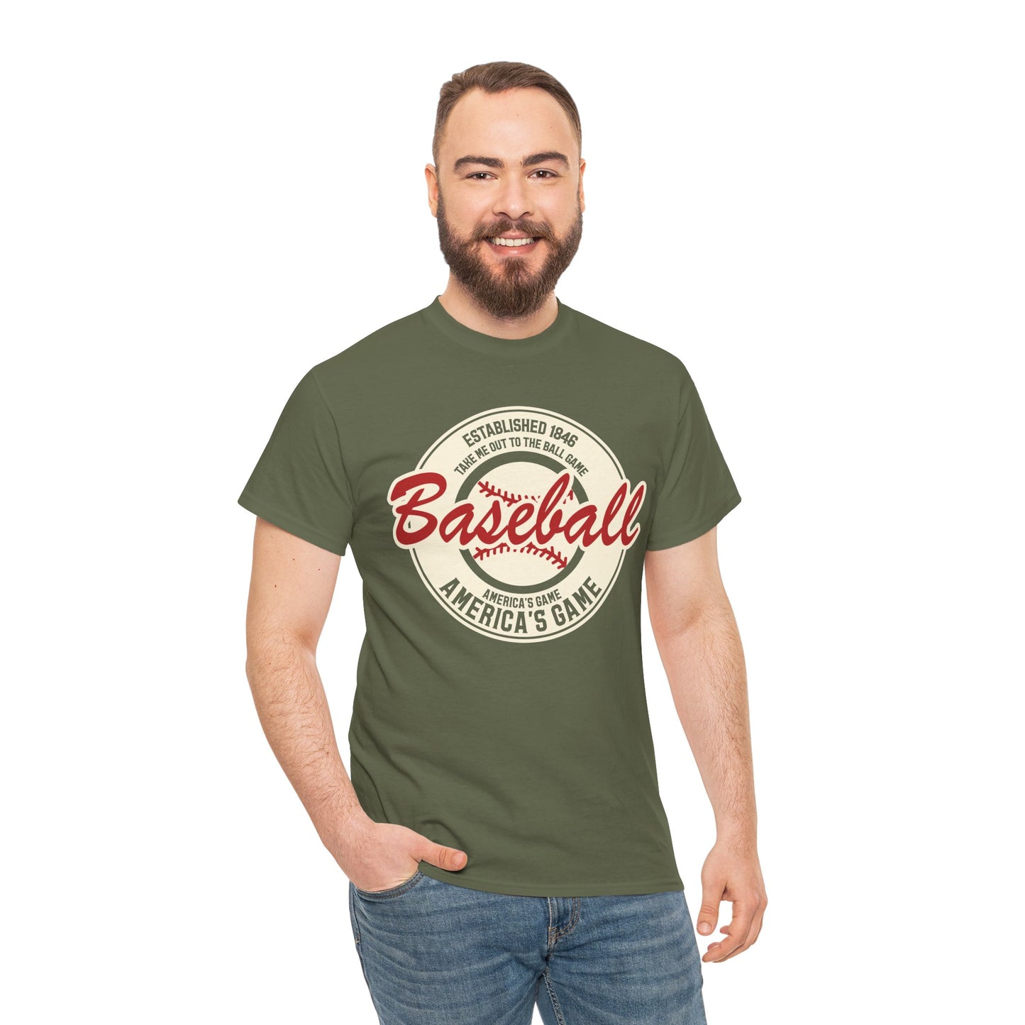 Vintage 'America's Game' Baseball T-Shirt — Retro Baseball Fan Tee