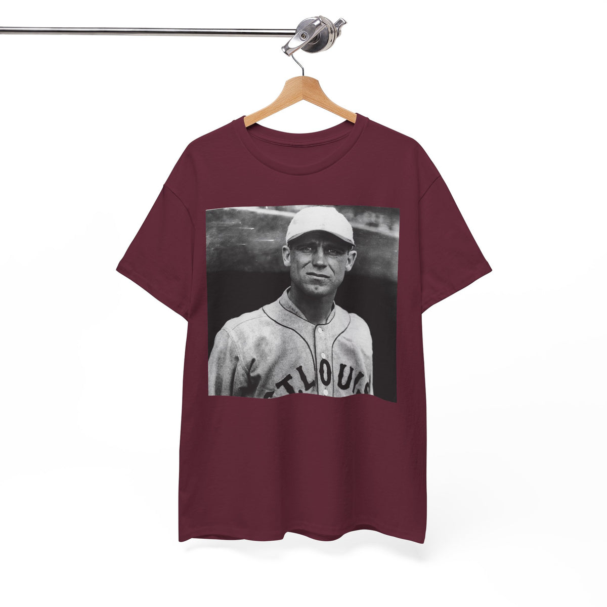 Vintage Baseball Photo Tee — St. Louis Retro Player Graphic T-Shirt